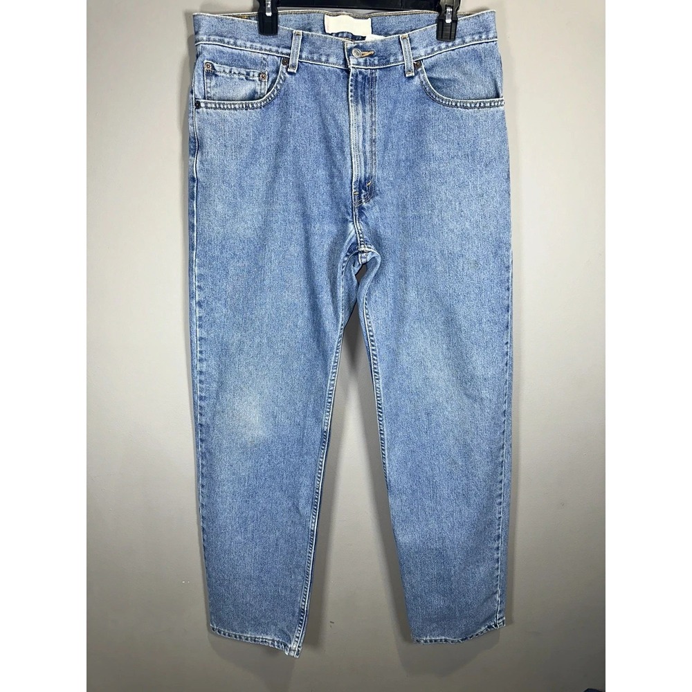 Levi's 550 Jeans Mens 36x34 Mid Blue Wash Denim Relaxed Fit